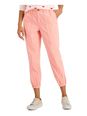 

СТИЛЬ И КОМПАНИЯ Женские укороченные брюки Coral Stretch Elastic Cuffs Utility, Коралл, 100129364MS