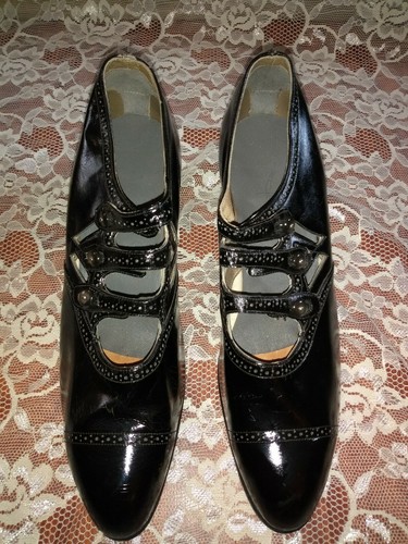 True Vintage Mary Jane Strap Shoes 1929/1930 Damaged For Repair