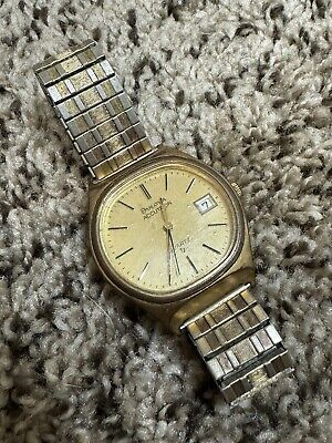 vintage bulova accutron railroad approved quartz mens watch for parts or repair 256655548314