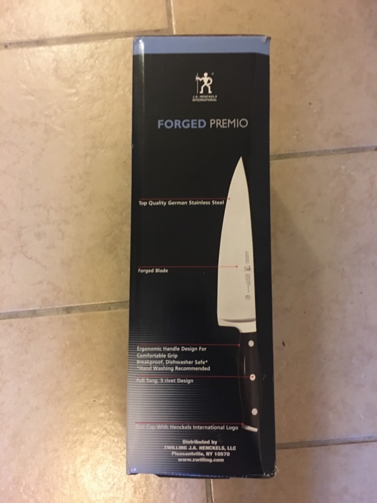 J.A. Henckels 19 Piece Knife Set Forged Premio with Cherry Block