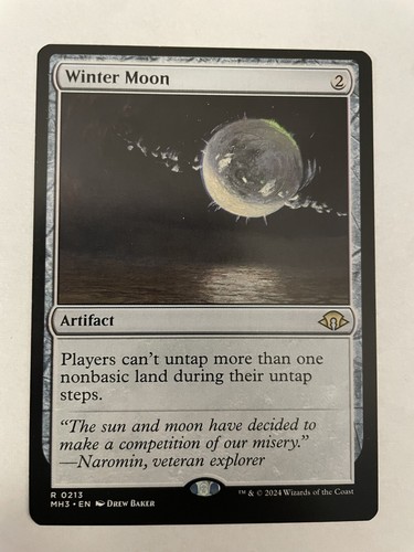 Moon MTG Modern Horizons 3 R Winter Moon #0213 NM | eBay