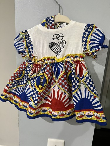 ワンピース DOLCE&GABBANA Majolica Kids Dress 29689118_59215391_600.jpg
