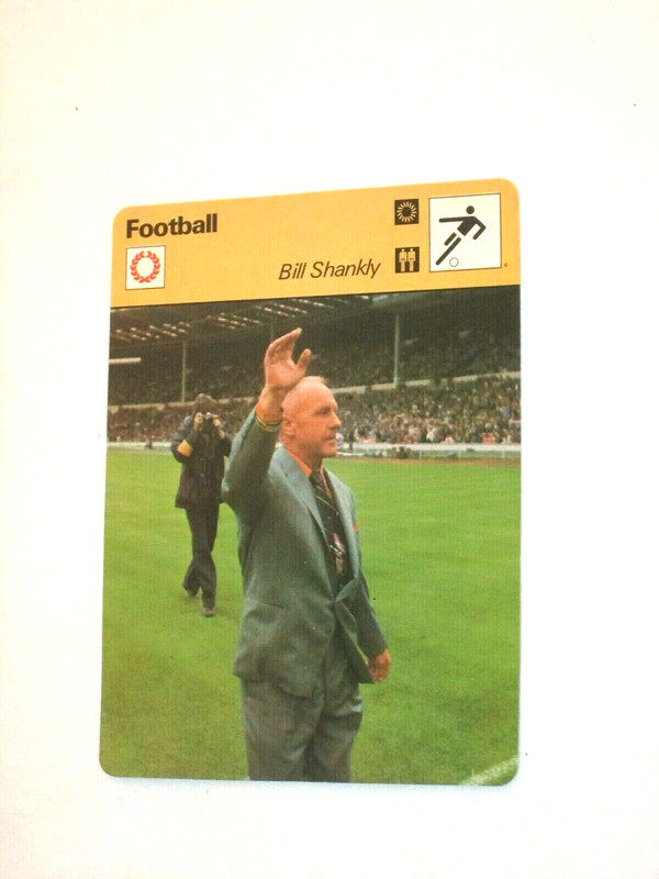 Sportscaster Fiche Champion Football Bill Shankly Liverpool Fc  England  1978