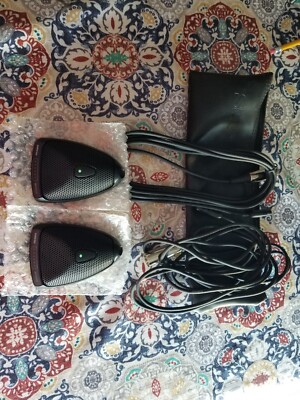 2 SHURE Microflex MX393/C Cardioid Condenser Microphone with RF Filtering