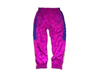 shiny track pants