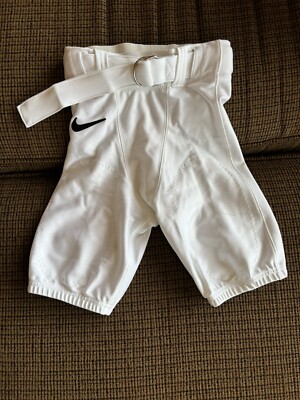 Nike Mens Football Practice Pants White Black Sz 42 - NWOT!