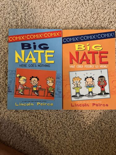 Big Nate Lot Of 2 - What Could Possibly Go Wrong? And Here Goes Nothing 9780062086945 | eBay Big Nate Lot Of 2 - What Could Possibly Go Wrong? And Here Goes Nothing 9780062086945 | eBay