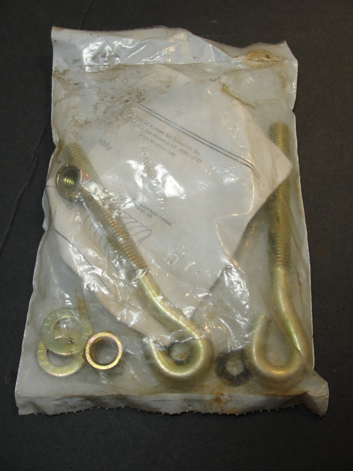 Boss Snow Plow HDW01744 Eye Bolt Kit Incomplete W/ Spring