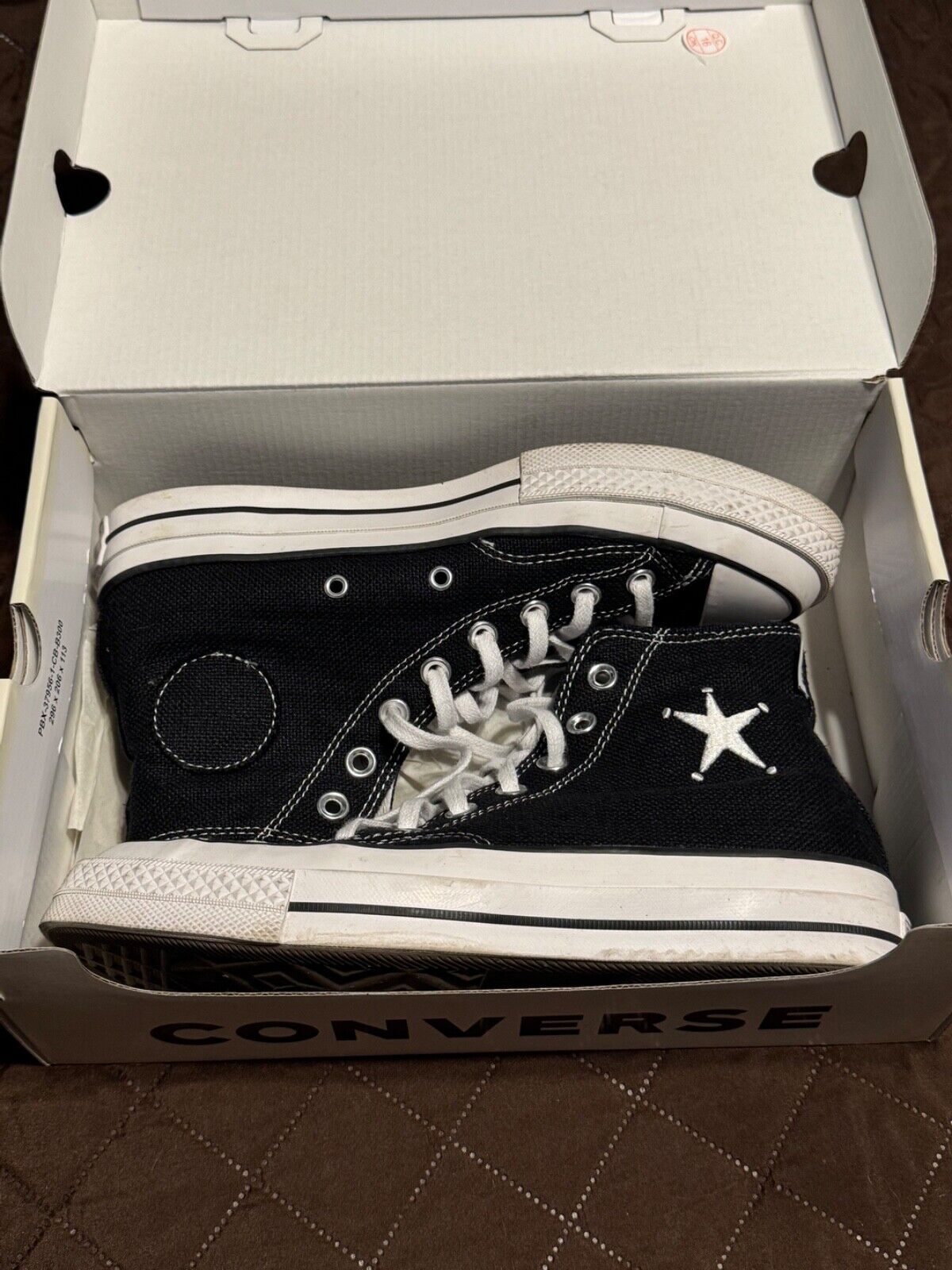 Size 7 - Converse Stussy x Chuck 70 High Black | eBay Size 7 - Converse Stussy x Chuck 70 High Black | eBay