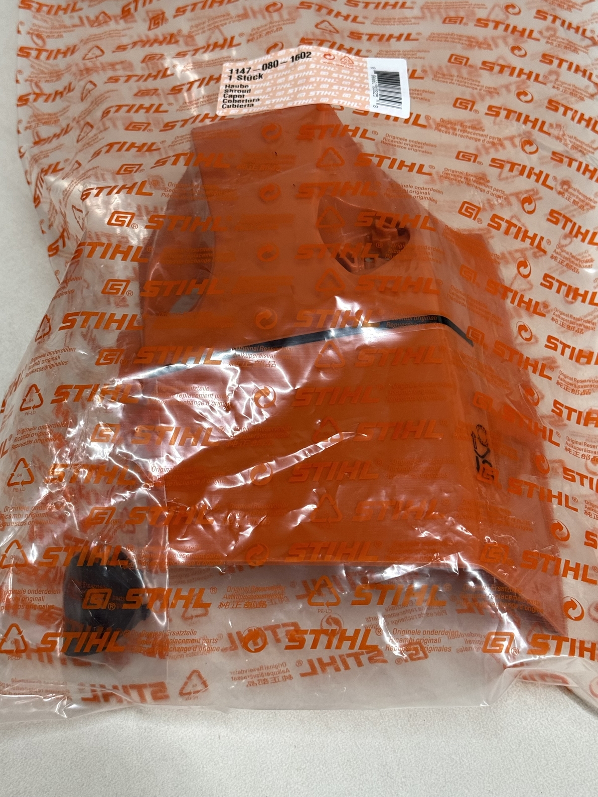 STIHL OEM SHROUD ENGINE COVER 1147 080 1602 MS500i MS500i-R R - Picture 7 of 7