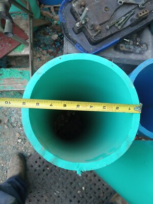 8 Inch Diameter  C900 PVC Pipe  5/8 in thick per foot. (Customized Length!!! )