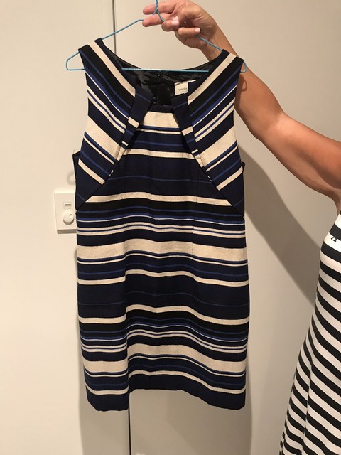 veronika maine navy dress