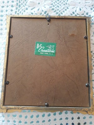 Vintage Limoges Porcelain Cameo signed Fragonard Victorian Frame B&S Creations