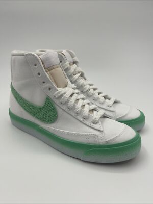 Nike Blazer Mid 77 Chenille Swoosh Green Fade FJ4547-100 Women s Sizes 6-10