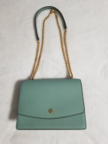 New Tory Burch Emerson Flap Adjustable Shoulder Bag $398 | eBay