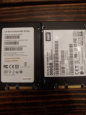 wd blue 3d nand 500gb internal ssd With Adata SP900 64GB SSD