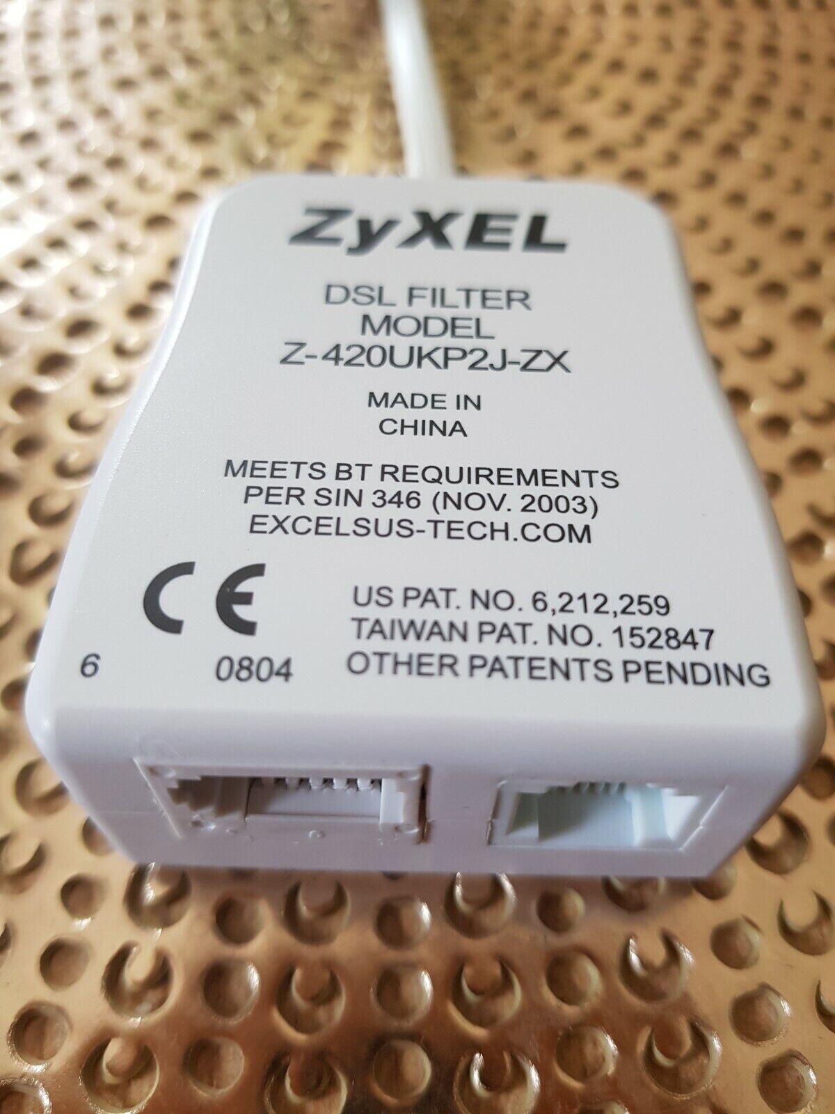 ＊＊＊ ZyXEL - ADSL/ADSL2+ Micro Filter Spliter | eBay UK