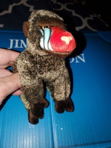 Ty Beanie Baby Cheeks the Baboon DOB May 13, 1999 ~NEW WITH TAGS