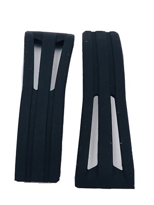 Uhrenarmband Locman Montecristo Gummi Schwarz Ref 510/511/512/513 Pizazz Neu