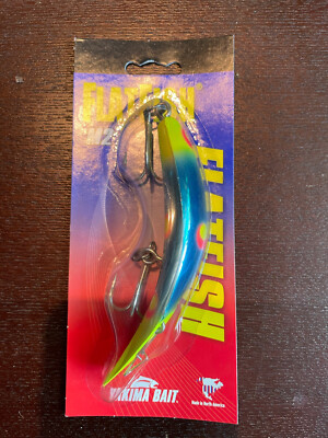 Yakima Bait M2 Flatfish Kwikfish  Smurf Mumps , hot color for salmon!