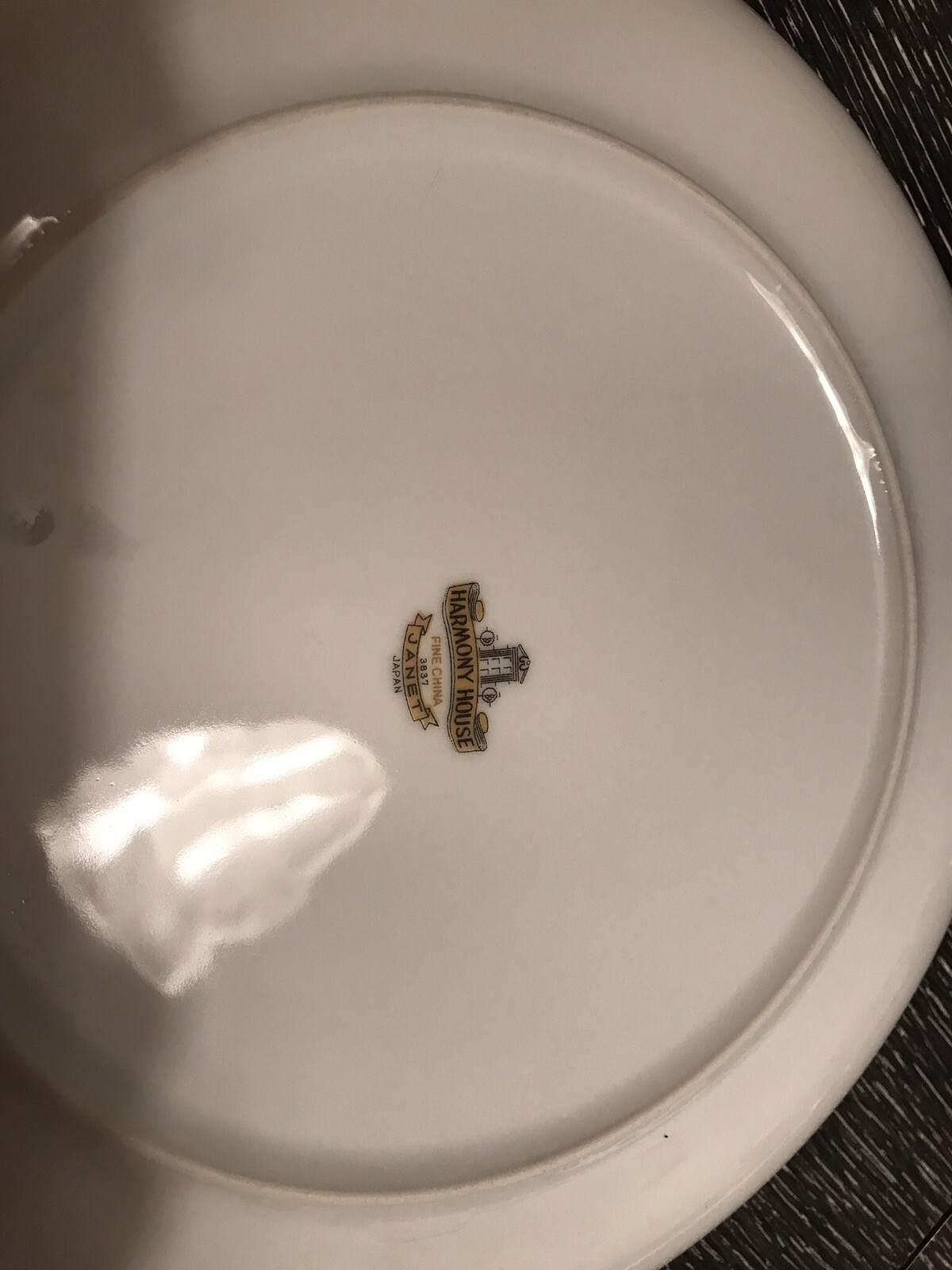 Three Harmony House Janet 3837 Dinner Plates