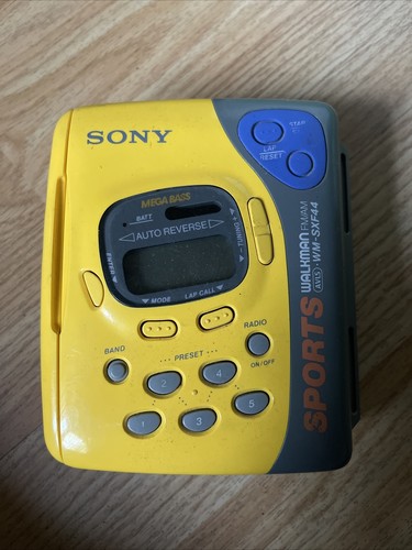 SONY SPORTS WM-SXF10 カセットプレーヤー Sony Walkman Sports FM/AM Radio Cassette Player WM-SXF10