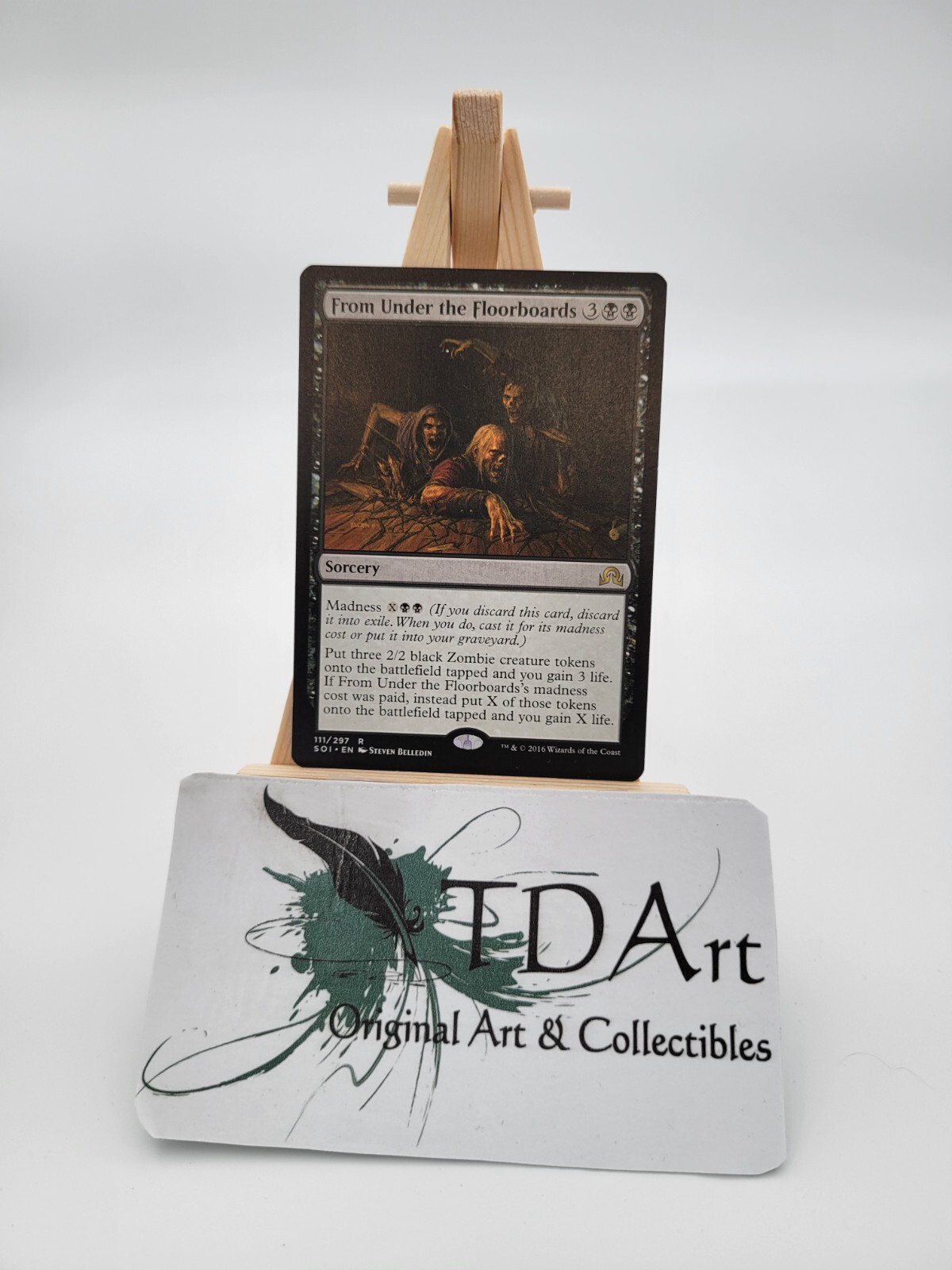 From Under the Floorboards 1x FOIL SOI MTG Shadows Over Innistrad Rare MINT black From Under the Floorboards 1x FOIL SOI MTG Shadows Over Innistrad Rare MINT black