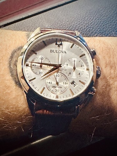 Bulova Men's Chronograph Calendar Brown Quartz High Bulova Men's Chronograph Calendar Brown Quartz High