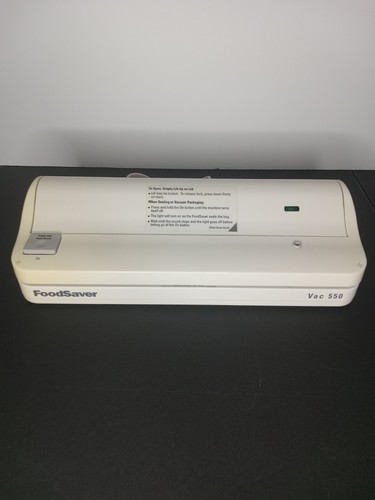 Foodsaver VAC 550 Food Vacuum Sealer System Tested Works