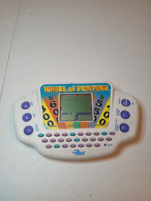Wheel of Fortune Tiger Hand Held Electronic Game Tested 2003 works great