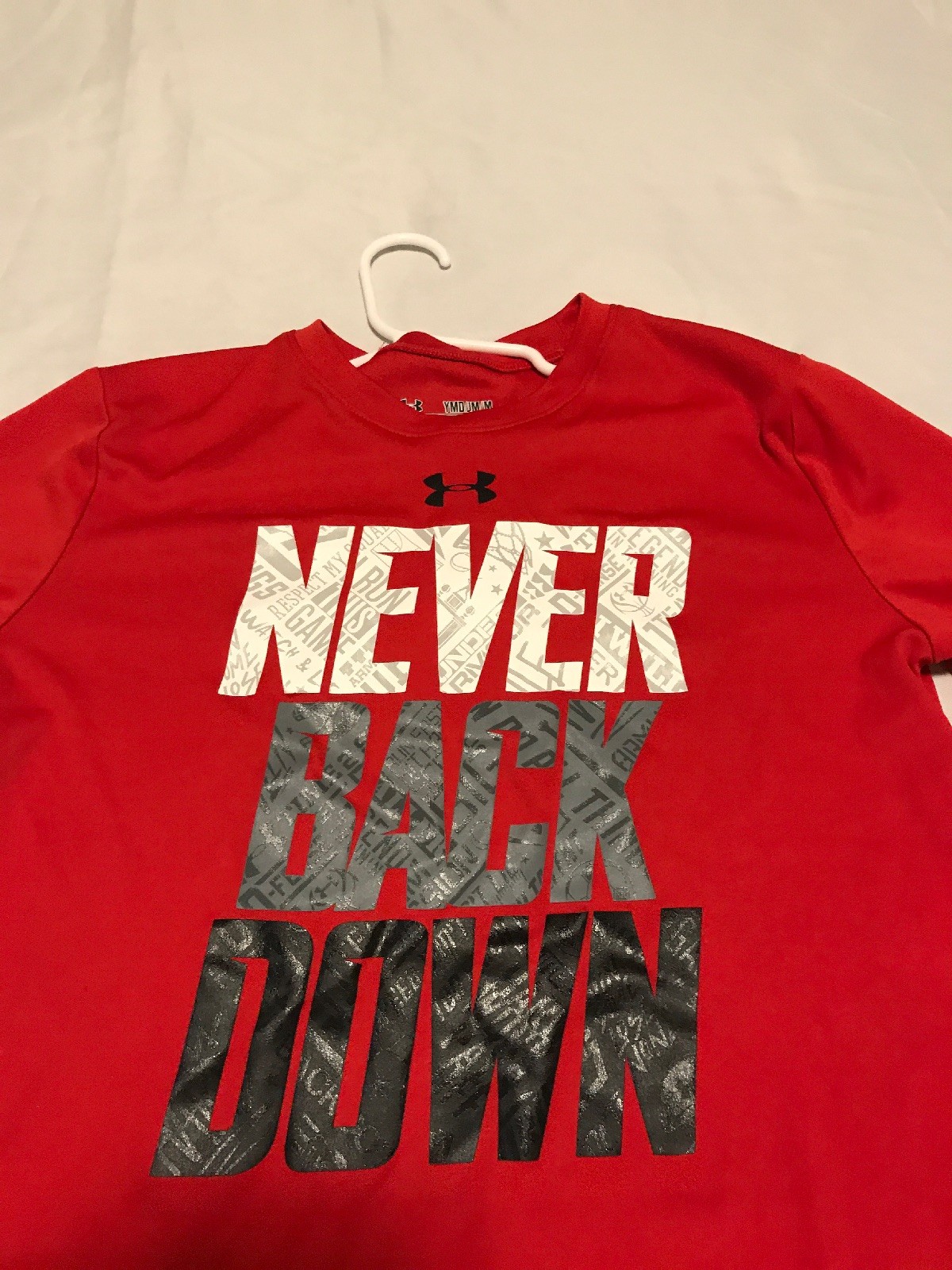 red under armour tshirt