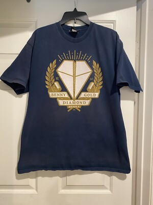 Benny Gold X Diamond Supply Co T Shirt Men s Size XL Flaw B92