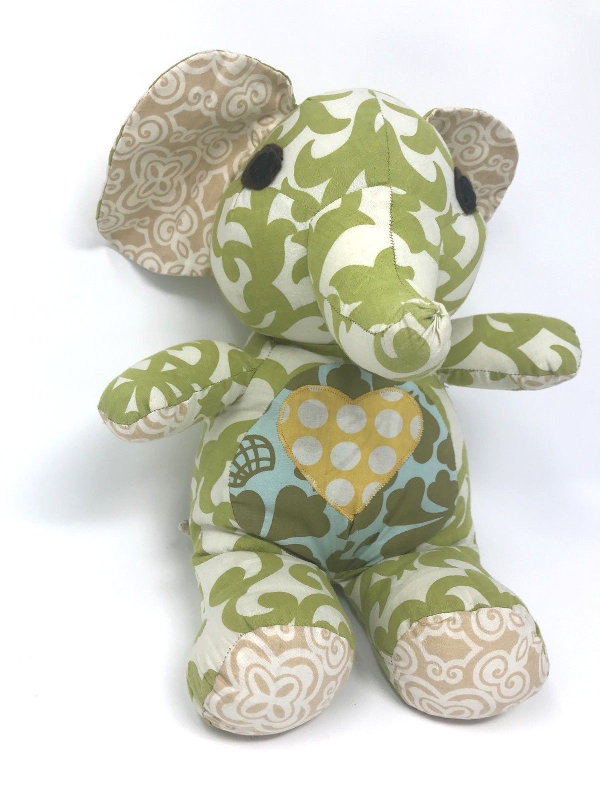 Zen Zen Handmade Elephant Fair Trade Nursery Decoration Baby Plush Pastel