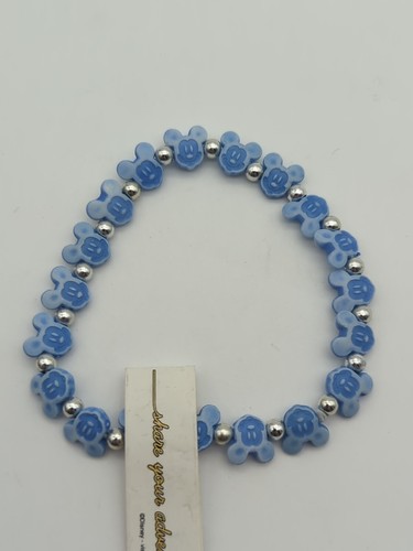 USA vintage ディズニー ブレスレット Vintage Disney Mickey Mouse Head Ears Bead Stretch Bracelet