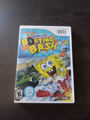 2010 Nickelodeon Spongebobs Boating Bash For Nintendo WII Complete W/Manual