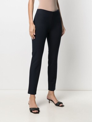 

LAUREN RALPH LAUREN Женские темно-синие укороченные брюки на молнии для работы, Navy, 200631310022