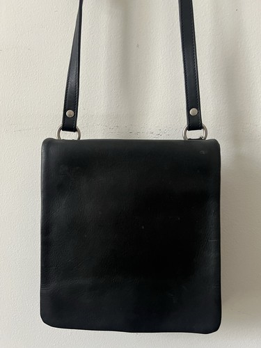 COACH Vintage Black Leather Crossbody/Shoulder Bag #9473
