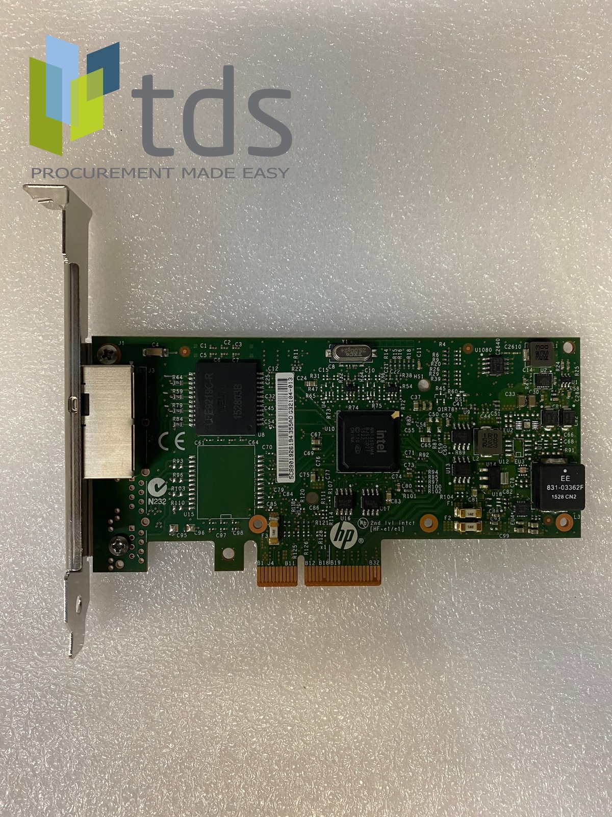 656241-001 652495-001 HSTNS-BN89 HP Dual Port 1Gb 361T Ethernet Adapter Card - Picture 2 of 2