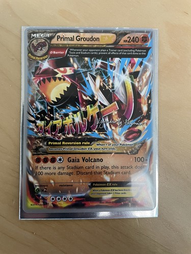 mega primal groudon Pokémon EX Rule | eBay