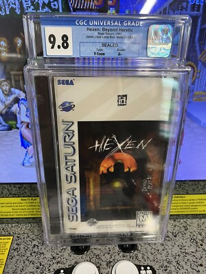 1997 Sega Saturn Hexen Graded CGC 9.8 Sealed A+ New Mint Condition VGA WATA