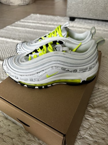 air max 97 white neon green and pink