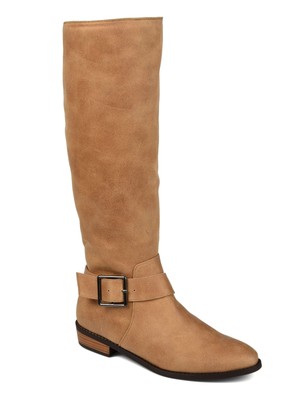 

JOURNEE COLLECTION Женские желтые сапоги Goring Wide Calf Winona для верховой езды, Желтый, WINONA-BOOT-XWC