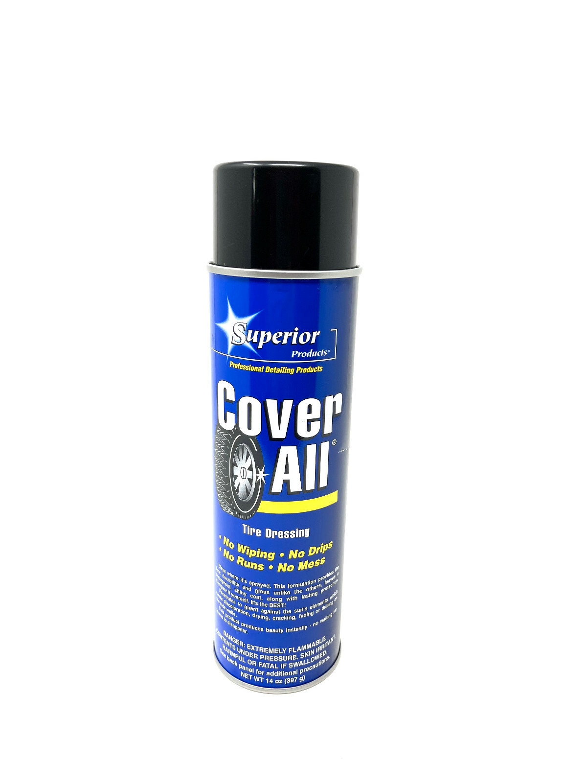 Superior Cover All Professional High Gloss Tire Shine 14oz New for