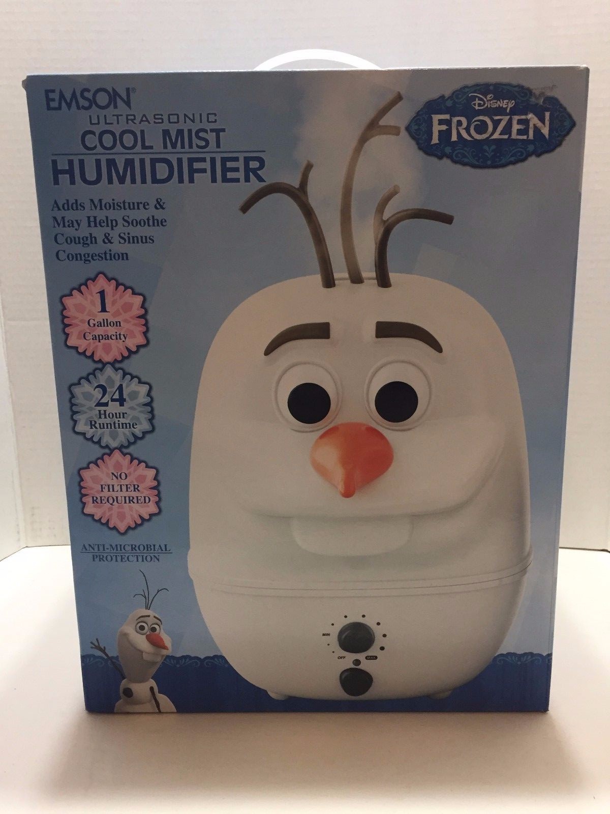 Disney's Frozen-Olaf Capacity Ultrasonic Cool Mist Humidifier 1 gallon Brand NEW