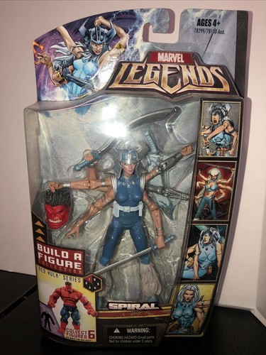 Marvel Legends Spiral Red Hulk Build A Figure BAF Head Target Exclusive Helmut