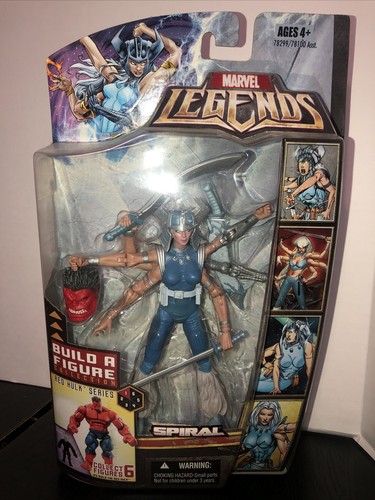 Marvel Legends Spiral  Red Hulk Build A Figure BAF Head Target Exclusive Helmut