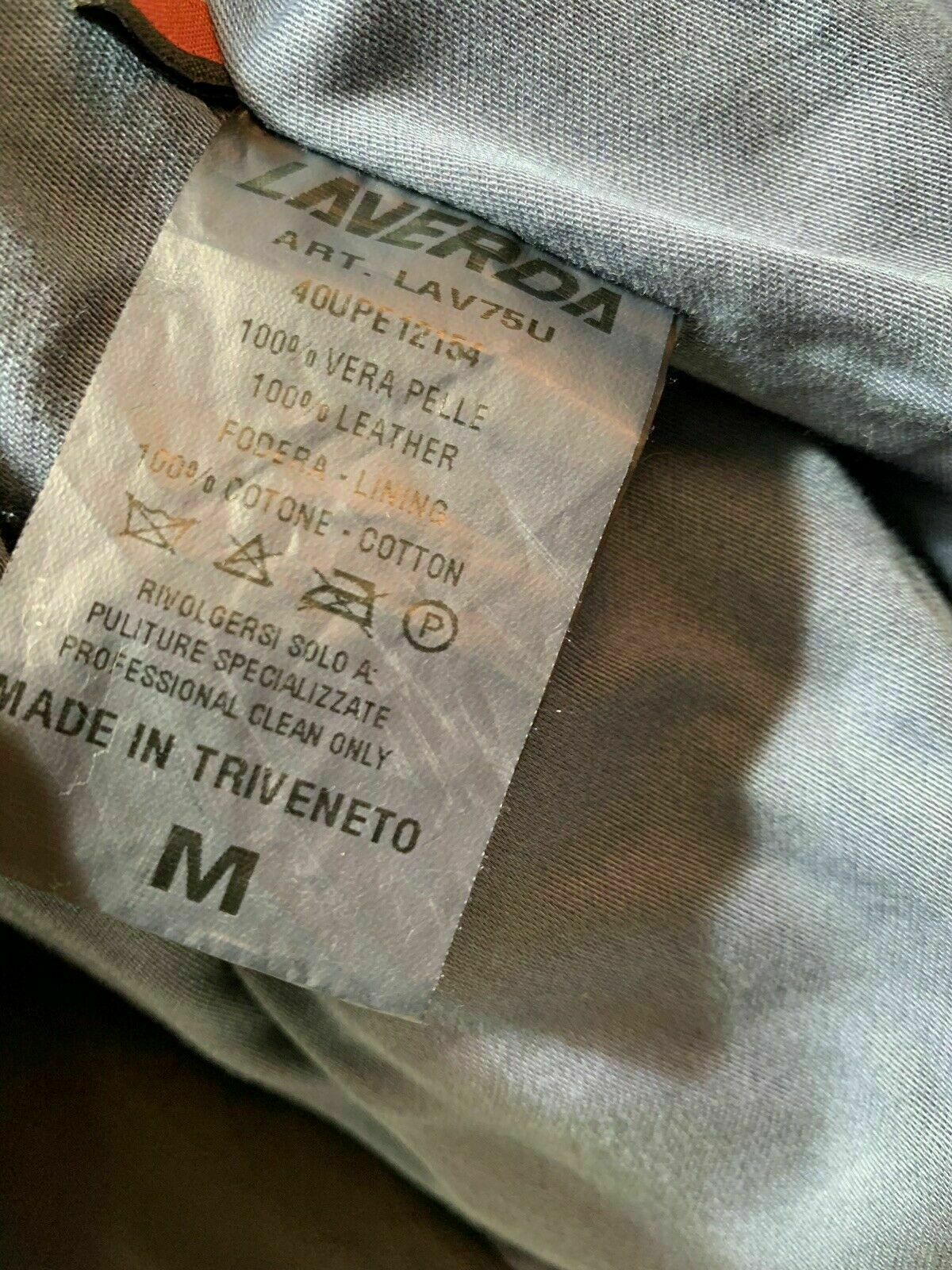 LAVERDA LAVERDA LIMITED MOTORCYCLE MOTORRADJACKE LEATHER BIKER JACKE BLOUSON JACKET S