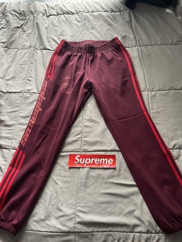 yeezy calabasas track pants maroon