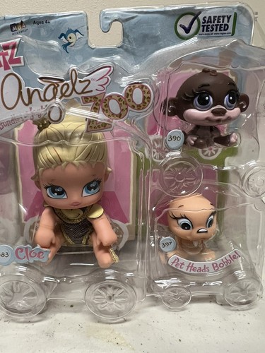 New Bratz LIL' Angelz ZOO CLOE Rare Like Lps Rare W/2 Bobble