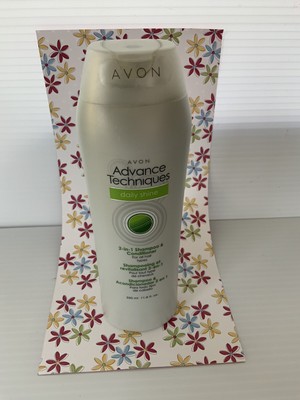Avon Advance Techniques Daily Shine 2 in 1 Shampoo & Conditioner Sealed 11.8 fl.